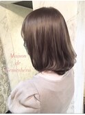 絹髪 甘髪 淡色 gemeshe'ra淡色 layerbob 韓国