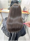 ◎髪質改善オイルグレージュカラー
