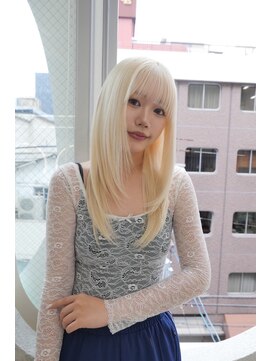 ガガ 心斎橋(GAGA) 韓国/ハイトーンカラー/ワンホンヘア/レイヤーカット/髪質改善