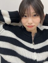 ネイロ 錦糸町(NeiRo)&nbsp;魅力倍増カールセミディシアーカラーダークアッシュショートヘア