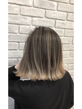 フク ヘアーワークス バイ フェニーチェ(fuku hair works by FENICE) バレイヤージュ