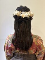 アビント バイ レシッド 武蔵小杉(abinto by rcid)&nbsp;ふわふわハーフアップ ×袴  卒業式ヘア