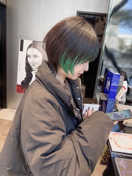 ハルキミナト ジャパン ヨコハマ(HARUKI MINATO japan YOKOHAMA) デザインウルフ/縮毛矯正/白髪ぼかし/キッズカット/レイヤー