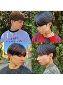 シースルーバングシースルーマッシュ韓国マッシュ