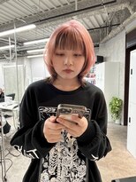 リミットバイアフィナー 大宮店(limit by Afinar)&nbsp;ウルフカット×pail pink×inner black