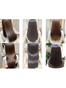 最新の髪質改善と毛髪理論に基づいた技術×厳選された薬剤を取り揃え、最高峰の技術で美髪をご提供します！