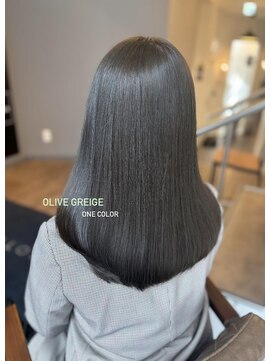 アオ(ao.) オリーブグレージュ / 透明感カラー / 髪質改善