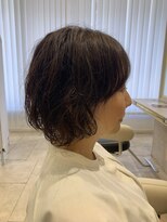 アッシュ 仙川店(Ash)&nbsp;NOパーマくせ毛活かしカットショートボブ30代40代50代ゆるふわ