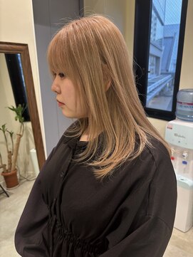 アローム(alom) ホワイトグレージュ/デジタルパーマ/チェリーブラウン/茅ヶ崎