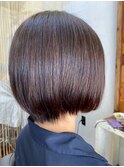 髪質改善カラー×ショート