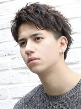 フィフス 大分(fifth) 大分メンズツーブロック刈り上げアップバングベリーショート