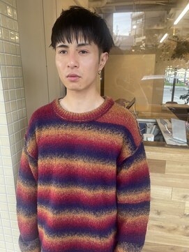 ヨハク 大阪梅田中崎町(yohaku) 刈り上げマッシュ