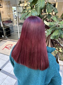 ステージレコ(stage Reco) カット+カラー(アディクシー)+ブリーチワーク