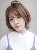 【GEEKS渋谷】レイヤーボブ/くびれボブ/20代30代/前髪あり/小顔
