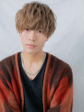 モッズヘア メン 上尾東口店(mod's hair men) ハイトーンカラーダウンパーマショートe上尾