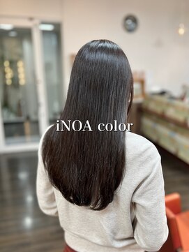 ＊ブラウンベージュ×美髪質感のイノアカラー＊