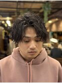 大人色気抜群ツイストスパイラルパーマ