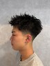 メンズカット+眉カット¥5500→¥4400
