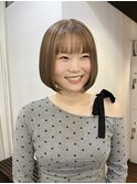 ママも時短で可愛く！透明感ハイトーンボブ