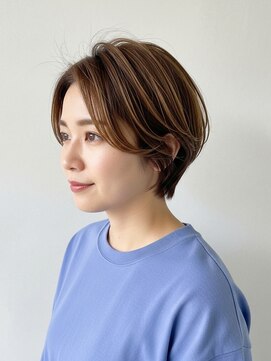 フープ 川越(hoop) ハンサムショート2川越/ハイライト/白髪ぼかし/白髪染め