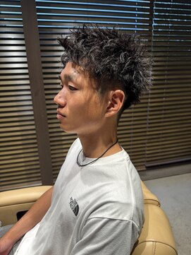 ロンド ラマ 岐阜(Lond bla-ma) スパイキーショート×ツイスト/ピンパーマ【Lond伊藤メンズ】