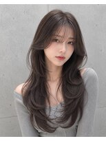 アンダーバーホワイト(_WHITE)&nbsp;韓国式ラフレイヤー