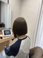 トッカ 天王寺店(tocca)&nbsp;切りっぱなし　オリーブブラウン