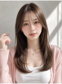 【NOA】韓国風レイヤー×顔まわりレイヤー×シースルーバング