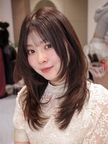 ヴィヴィッド オモテサンドウ(ViViD omotesando)&nbsp;柔らかく動くセミロングレイヤー/血色感UP！マロンブラウン