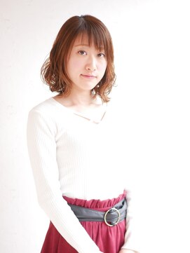 エル バイ ファースト(L by first) 【L by first】簡単スタイリング◎ふんわりパーマボブ◎30代40代