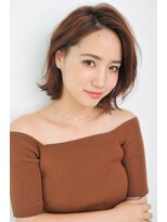 プリマ(PRIMA)&nbsp;毛先にニュアンスカール♪大人ヌーディボブ2