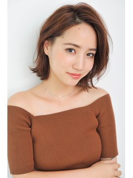 プリマ(PRIMA) 毛先にニュアンスカール♪大人ヌーディボブ2