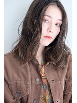 ラレイ(Lalei) 【表参道/青山】シアーグレーゆるウェーブミディ【ささき】