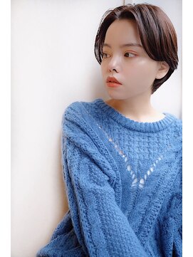 シー 柏(sii.) 【sii.柏】柔らかい質感の短めセンターパートショート