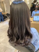 ジーナ 船橋(Zina)&nbsp;小顔セミウェットウェーブピンクベージュハイライトカラー