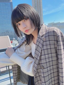 ルービック 高槻(Rubik's) ウルフヘア×インナーデザインカラー