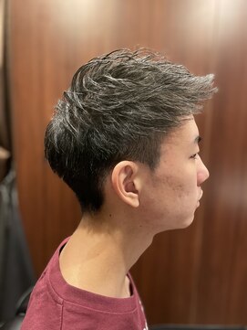 ヒロギンザ 田町店(HIRO GINZA) ツーブロック流しジェットモヒカン
