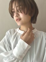 マッシュショート・ショートウルフ・シースルーバング
