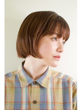 ピズム(PISM) Aラインボブ/ショコラベージュ/ミニボブ/小顔ボブ/ベビーバング