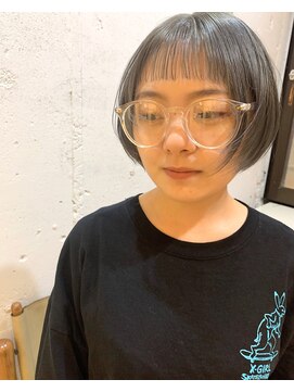 エイト 福岡天神店(EIGHT fukuoka) 『軽いBOBと淡いグレー』