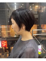 乾かすだけで形になる！大人可愛いショートヘア！
