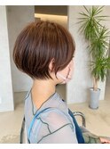 頭の形を綺麗に見せるショートボブ