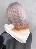 袖カラーオレンジミディアム_チェリーブラウン_ba325063