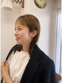 オン眉バング