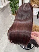 ラナ(Lana) 【Lana】ピンクローズラテ　艶髪　髪質改善カラー
