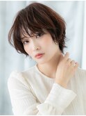 大人かっこいいツヤ髪ヘルシーウルフショートb古河20代30代40代