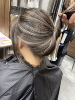 ラフ(LAFF)&nbsp;#バレイヤージュ#グレージュカラー#ボブウルフ#ココアベージュ