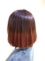 アズール 草加(azule)&nbsp;グラデーションカラー　ピンクブラウン