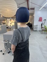 アム(am)&nbsp;ブルーカラー/ケアブリーチカラー/ボブ