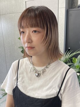 キャラハーフ 池袋東口店(KYARA HALF) 【MIFA】ボブウルフ/顔まわりレイヤー/レイヤーカット